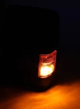 Spec-D Heated Towing Mirrors w/ LED Turn Signal Lights (Amber Lens) Ford F-Series 1999-2016                                     - RMX-F25008LEDH-P-FS - Image 2