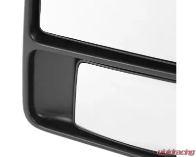Spec-D Heated Towing Mirrors w/ LED Turn Signal Lights (Amber Lens) Ford F-Series 1999-2016 - RMX-F25008LEDH-P-FS