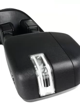 Spec-D Power Adjustable, Heated, & Manual Extendable Towing Mirrors w/ LED Turn Signal, Clearance, & Auxiliary Lights Ford F-Series 2017-2019                                     - RMX-F25017F1-SQ-FS - Image 3
