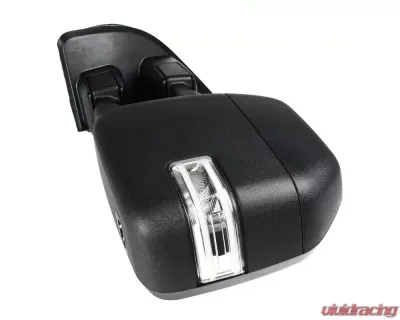 Spec-D Power Adjustable, Heated, & Manual Extendable Towing Mirrors w/ LED Turn Signal, Clearance, & Auxiliary Lights Ford F-Series 2017-2019 - RMX-F25017F1-SQ-FS