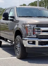 Spec-D Power Adjustable, Heated, & Manual Extendable Towing Mirrors w/ LED Turn Signal, Clearance, & Auxiliary Lights Ford F-Series 2017-2019                                     - RMX-F25017F1-SQ-FS - Image 5