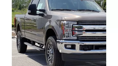 Spec-D Power Adjustable, Heated, & Manual Extendable Towing Mirrors w/ LED Turn Signal, Clearance, & Auxiliary Lights Ford F-Series 2017-2019                                     - RMX-F25017F1-SQ-FS - Image 5