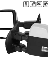 Spec-D Chrome Towing Mirrors w/ LED Turn Signal Lights (Clear Lens) Ford F-Series 2017-2019                                     - RMX-F25017F2H-P-FS - Image 10