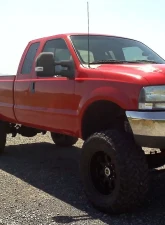 Spec-D Power Adjustable, Heated, & Manual Extendable Towing Mirrors w/ Clear Lens LED Turn Signal & Clearance Lights Ford F-Series 1999-2016                                     - RMX-F25099F1H-P-FS - Image 3