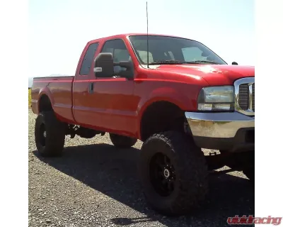 Spec-D Power Adjustable, Heated, & Manual Extendable Towing Mirrors w/ Clear Lens LED Turn Signal & Clearance Lights Ford F-Series 1999-2016 - RMX-F25099F1H-P-FS