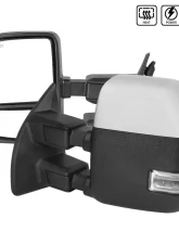 Spec-D Chrome Towing Mirrors w/ LED Turn Signal Lights (Clear Lens) Ford F-Series 1999-2016                                     - RMX-F25099F2H-P-FS - Image 8