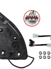 Spec-D Chrome Towing Mirrors w/ LED Turn Signal Lights (Clear Lens) Ford F-Series 1999-2016                                     - RMX-F25099F2H-P-FS - Image 5
