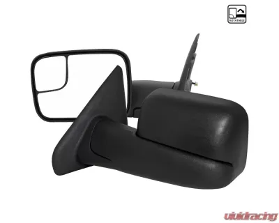 Spec-D Manual Adjustable & Foldable Towing Mirrors Dodge RAM 2002-2009 - RMX-RAM02-M-FS
