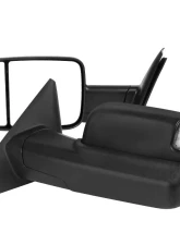 Spec-D Manual Adjustable & Foldable Side Mirrors w/ LED Turn Signal & Puddle Lights Dodge RAM 2002-2009                                     - RMX-RAM02M-G1-FS - Image 10