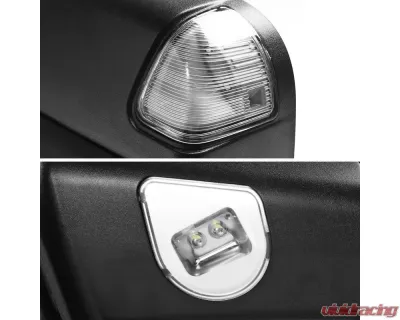 Spec-D Manual Adjustable & Foldable Side Mirrors w/ LED Turn Signal & Puddle Lights Dodge RAM 2002-2009 - RMX-RAM02M-G1-FS