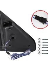 Spec-D Manual Adjustable & Foldable Side Mirrors w/ LED Turn Signal & Puddle Lights Dodge RAM 2002-2009                                     - RMX-RAM02M-G1-FS - Image 7