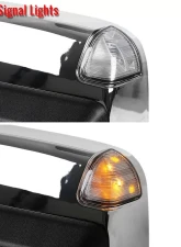 Spec-D Chrome Towing Mirrors w/ LED Turn Signal (Clear Lens) Dodge RAM 1500 2009-2012                                     - RMX-RAM09CR-AT-FS - Image 4