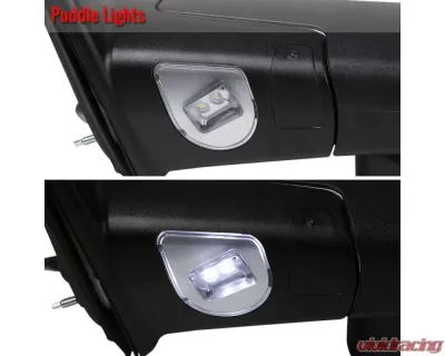 Spec-D Chrome Towing Mirrors w/ LED Turn Signal (Clear Lens) Dodge RAM 1500 2009-2012 - RMX-RAM09CR-AT-FS