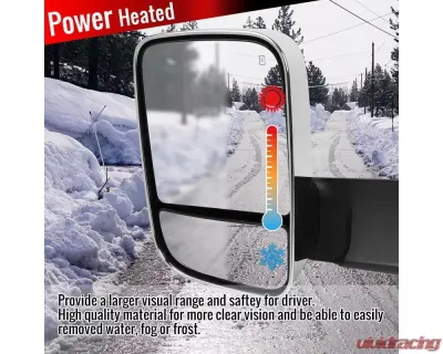 Spec-D Chrome Towing Mirrors w/ LED Turn Signal (Clear Lens) Dodge RAM 1500 2009-2012 - RMX-RAM09CR-AT-FS