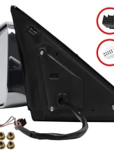 Spec-D Chrome Towing Mirrors w/ LED Turn Signal Lights Dodge RAM 2013-2017                                     - RMX-RAM13CHP-AT-FS - Image 9