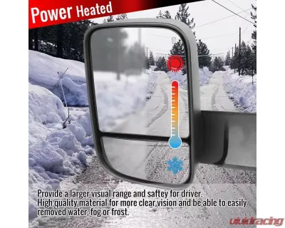 Spec-D Black Side Mirrors w/ LED Turn Signal Lights Dodge RAM 2013-2017 - RMX-RAM13HP-AT-FS