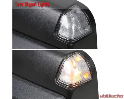 Spec-D Black Side Mirrors w/ LED Turn Signal Lights Dodge RAM 2013-2017 - RMX-RAM13HP-AT-FS