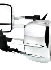 Spec-D Chrome Towing Mirrors w/ LED Turn Signal Lights (Smoke Lens) Chevrolet | GMC 2003-2007                                     - RMX-SIV03CRLEDH-P-FS - Image 4