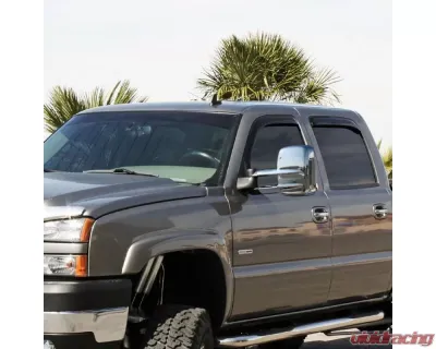 Spec-D Chrome Towing Mirrors w/ LED Turn Signal Lights (Smoke Lens) Chevrolet | GMC 2003-2007 - RMX-SIV03CRLEDH-P-FS