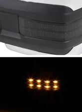 Spec-D Chrome Towing Mirrors w/ LED Turn Signal & Clearance Lights (Smoke Lens) Chevrolet | GMC 2002-2007                                     - RMX-SIV03G2GLEDHP-FS - Image 2