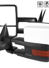 Spec-D Chrome Towing Mirrors w/ LED Turn Signal & Clearance Lights (Amber Lens) Chevrolet | GMC 2002-2007                                     - RMX-SIV03G2LEDHP-FS - Image 5