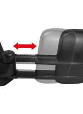 Spec-D Manual Adjustable & Extendable Black Towing Mirrors Chevrolet | GMC 2007-2014                                     - RMX-SIV07-M-FS - Image 7