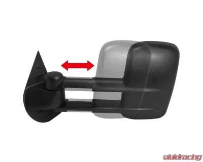 Spec-D Manual Adjustable & Extendable Black Towing Mirrors Chevrolet | GMC 2007-2014 - RMX-SIV07-M-FS