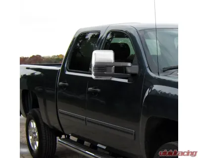 Spec-D Chrome Towing Mirrors w/ LED Turn Signal Lights (Smoke Lens) Chevrolet | GMC 2007-2014 - RMX-SIV07G2GLEDHP-FS