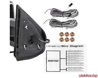 Spec-D Chrome Towing Mirrors w/ LED Turn Signal & Clearance Lights Chevrolet | GMC 2007-2014 - RMX-SIV07G2LEDHP-FS