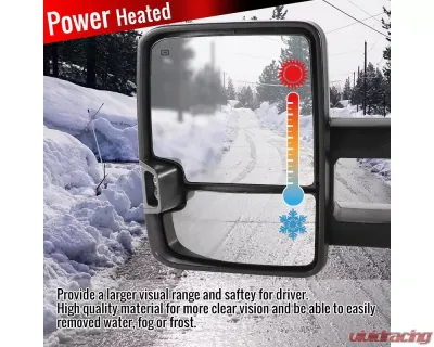 Spec-D Chrome Towing Mirrors w/ LED Turn Signal & Clearance Lights Chevrolet | GMC 2007-2014 - RMX-SIV07G2LEDHP-FS