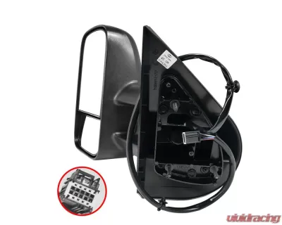 Spec-D Power Heated Towing Mirrors w/ Smoked Lens LED Turn Signal Lights Chevrolet | GMC 2007-2014 - RMX-SIV07LEDH-P-FS