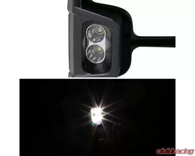 Spec-D Chrome Towing Mirrors w/ LED Turn Signal Lights (Smoke Lens) Chevrolet | GMC 2014-2018 - RMX-SIV14G2GLEDHP-FS