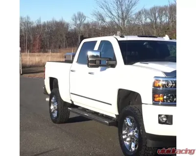 Spec-D Chrome Towing Mirrors w/ LED Turn Signal Lights (Smoke Lens) Chevrolet | GMC 2014-2018 - RMX-SIV14G2GLEDHP-FS