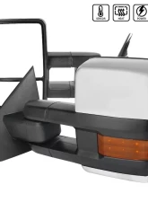 Spec-D Chrome Towing Mirrors w/ Turn Signal Lights (Amber Lens) Chevrolet | GMC 2014-2016                                     - RMX-SIV14G2HP-TS-FS - Image 10