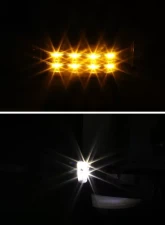 Spec-D Black Side Mirrors w/ LED Turn Signal Lights (Amber Lens) Chevrolet | GMC 2014-2018                                     - RMX-SIV14G3-AT-FS - Image 2