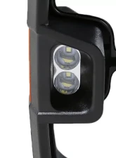 Spec-D Black Side Mirrors w/ LED Turn Signal Lights (Amber Lens) Chevrolet | GMC 2014-2018                                     - RMX-SIV14G3-AT-FS - Image 4