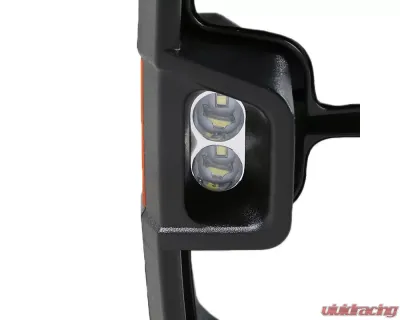 Spec-D Black Side Mirrors w/ LED Turn Signal Lights (Amber Lens) Chevrolet | GMC 2014-2018 - RMX-SIV14G3-AT-FS