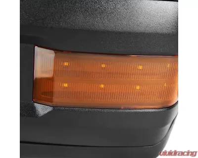 Spec-D Black Side Mirrors w/ LED Turn Signal Lights (Amber Lens) Chevrolet | GMC 2014-2018 - RMX-SIV14G3-AT-FS