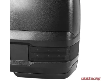 Spec-D Black Towing Mirrors w/ LED Turn Signal Lights (Smoke Lens) Chevrolet | GMC 2014-2018 - RMX-SIV14G3G-AT-FS