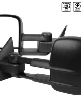 Spec-D Power Heated Manual Extendable Towing Mirrors w/ Smoked Lens LED Turn Signal Lights Chevrolet Silverado | GMC Sierra 2014-2018                                     - RMX-SIV14GLEDH-P-FS - Image 10