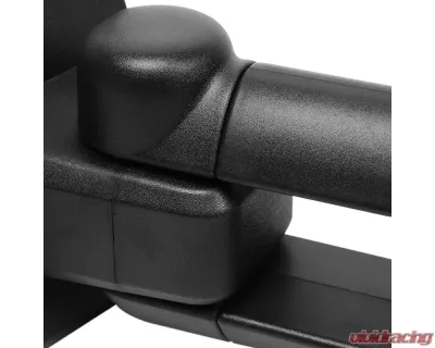 Spec-D Power Heated Manual Extendable Towing Mirrors w/ Smoked Lens LED Turn Signal Lights Chevrolet Silverado | GMC Sierra 2014-2018 - RMX-SIV14GLEDH-P-FS