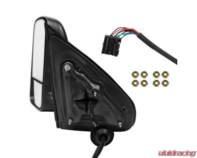 Spec-D Power Heated Manual Extendable Towing Mirrors w/ Smoked Lens LED Turn Signal Lights Chevrolet Silverado | GMC Sierra 2014-2018 - RMX-SIV14GLEDH-P-FS