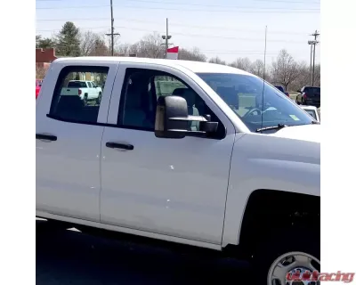 Spec-D Power Heated Manual Extendable Towing Mirrors w/ Smoked Lens LED Turn Signal Lights Chevrolet Silverado | GMC Sierra 2014-2018 - RMX-SIV14GLEDH-P-FS