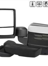 Spec-D Chrome Towing Mirrors w/ LED Turn Signal Lights (Smoke Lens) Chevrolet Silverado 1500 2019-2022                                     - RMX-SIV1915G2GHP-FS - Image 10