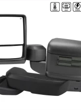Spec-D Black Towing Mirrors w/ LED Turn Signal Lights (Smoke Lens) Chevrolet Silverado 1500 2019-2022                                     - RMX-SIV1915G3GHP-FS - Image 10
