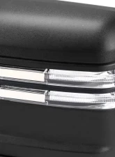 Spec-D Black Towing Mirrors w/ LED Turn Signal Lights (Clear Lens) Chevrolet Silverado 1500 2019-2022                                     - RMX-SIV1915G3HP-FS - Image 5