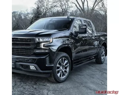 Spec-D Black Towing Mirrors w/ LED Turn Signal Lights (Clear Lens) Chevrolet Silverado 1500 2019-2022 - RMX-SIV1915G3HP-FS