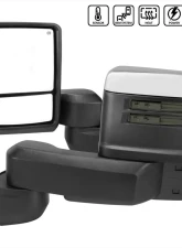 Spec-D Chrome Towing Mirrors w/ LED Turn Signal Lights (Smoke Lens) Chevrolet | GMC 2020-2022                                     - RMX-SIV2025G2GHP-FS - Image 10