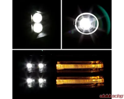 Spec-D Chrome Towing Mirrors w/ LED Turn Signal Lights (Smoke Lens) Chevrolet | GMC 2020-2022 - RMX-SIV2025G2GHP-FS