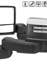 Spec-D Chrome Towing Mirrors w/ LED Turn Signal Lights (Clear Lens) Chevrolet | GMC 2020-2022                                     - RMX-SIV2025G2HP-FS - Image 10